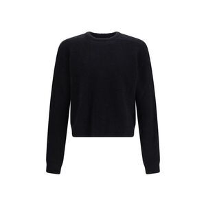 Rick Owens Black Alpaca Vicugna Pacos Men's Sweatshirt